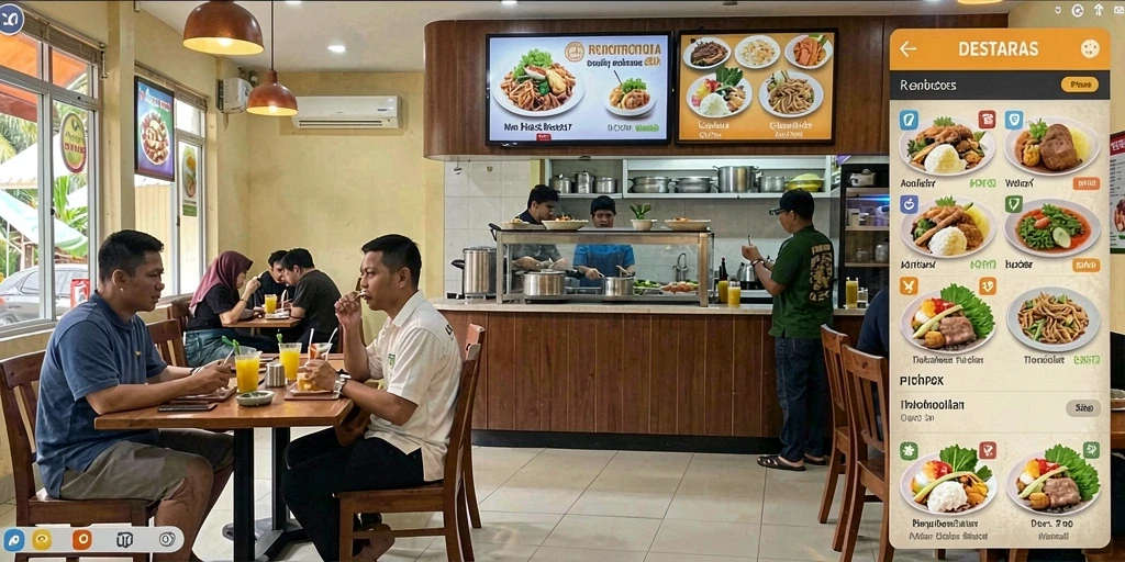 Tampilan antarmuka yang sederhana dan menarik.