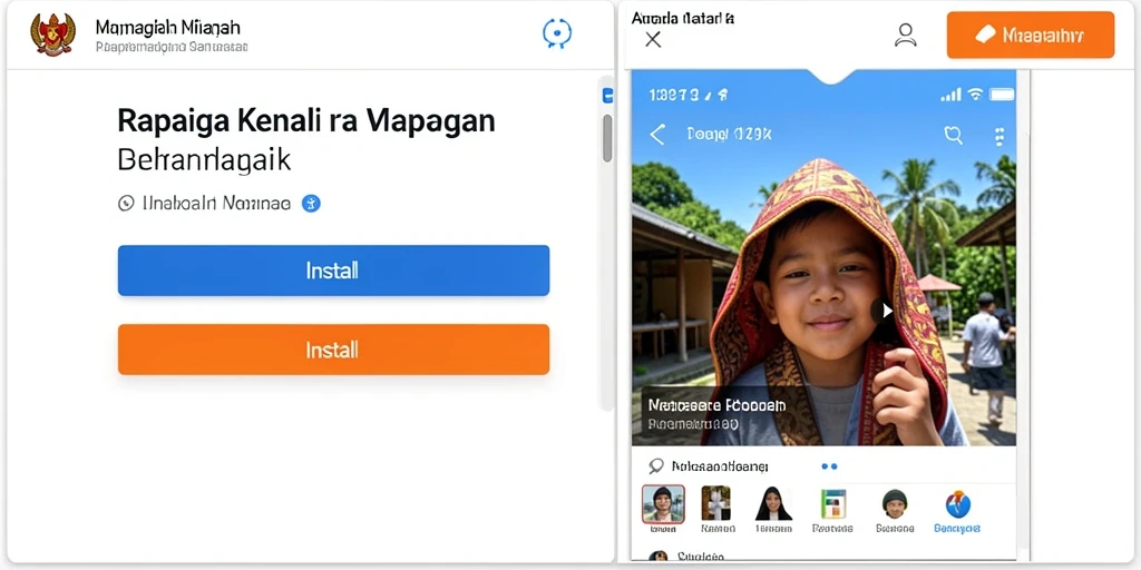 Antarmuka aplikasi yang ramah pengguna.
