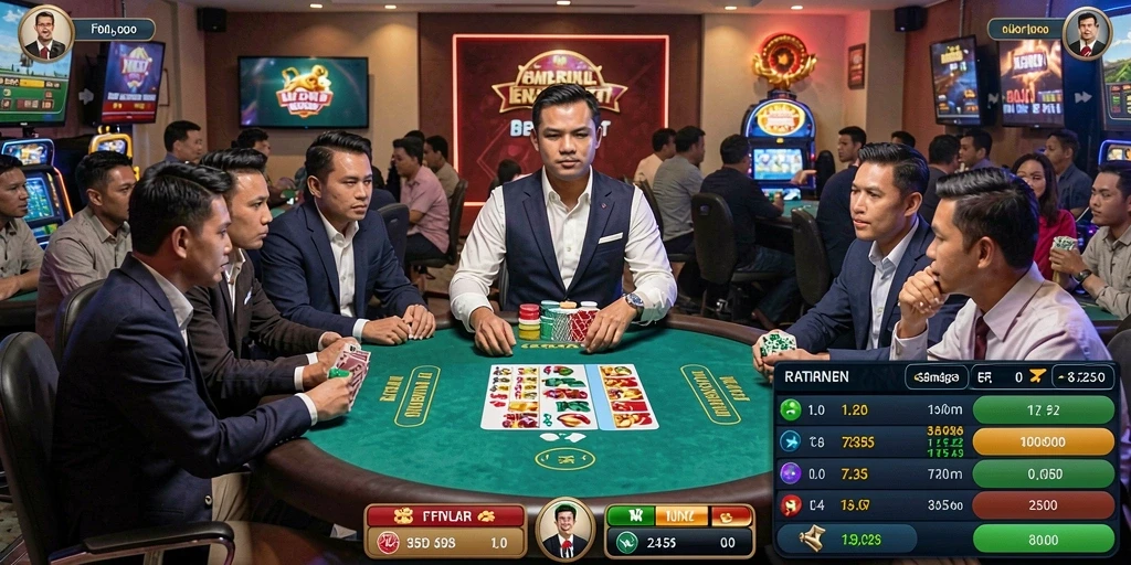 Tampilan menarik dengan berbagai pilihan permainan.