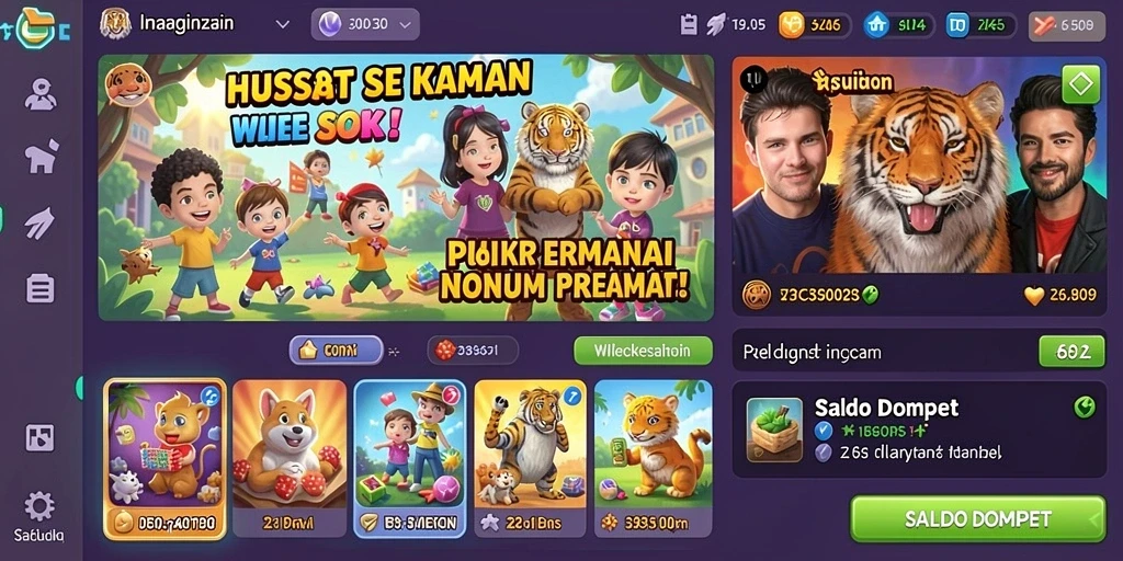 Tampilan awal permainan GN777 yang menarik.