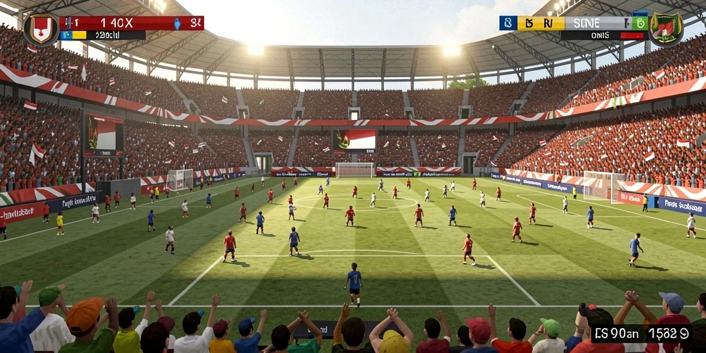 Tampilan utama aplikasi GOAL55 dengan desain yang menarik.