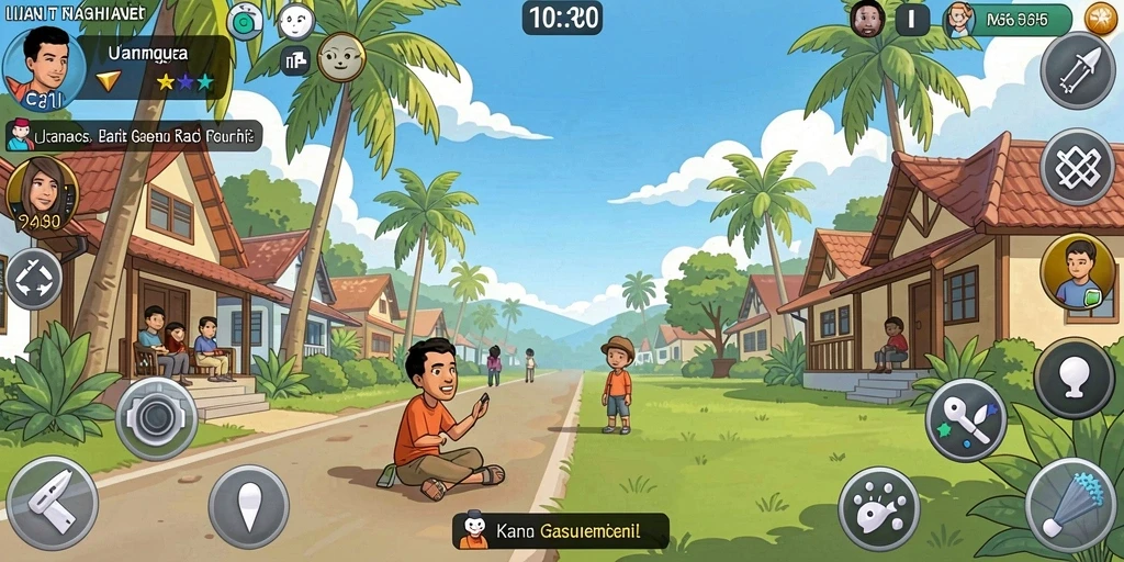 Tampilan awal aplikasi INDSLOT yang mengesankan.