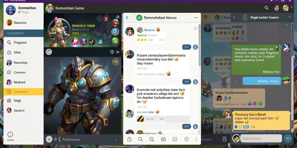 Screenshot menampilkan antarmuka permainan yang menarik.