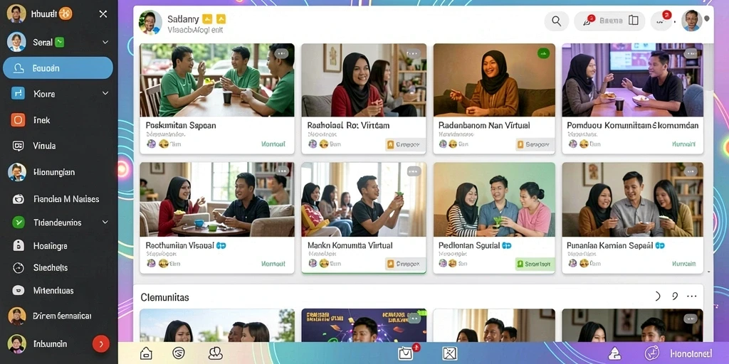 Tampilan antarmuka yang sederhana dan menarik.