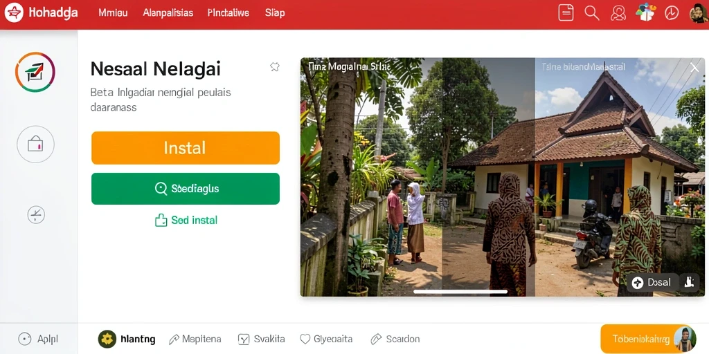 Tampilan awal permainan yang mengesankan.