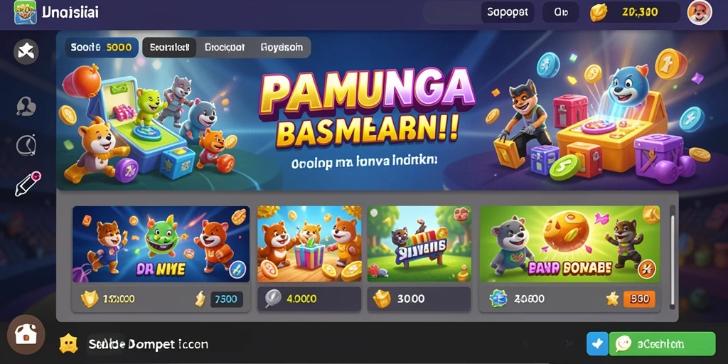 Tampilan grafis yang menakjubkan dalam permainan.