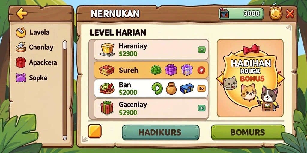Tampilan antarmuka pengguna yang intuitif dan menarik.