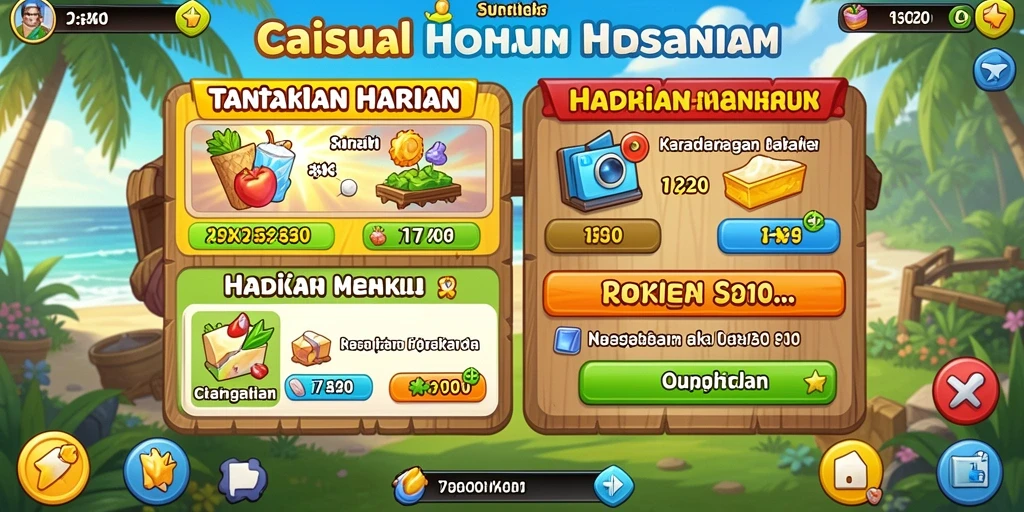 Tampilan antarmuka yang menarik dan user-friendly.