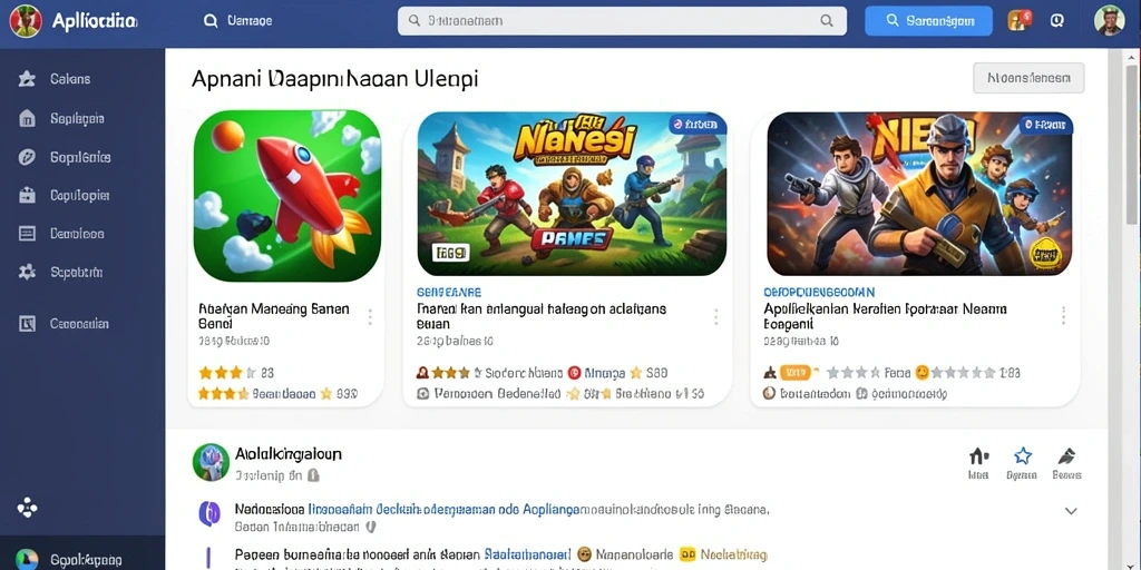 Tangkapan layar menunjukkan tampilan menu utama PLAYWIN yang menarik.