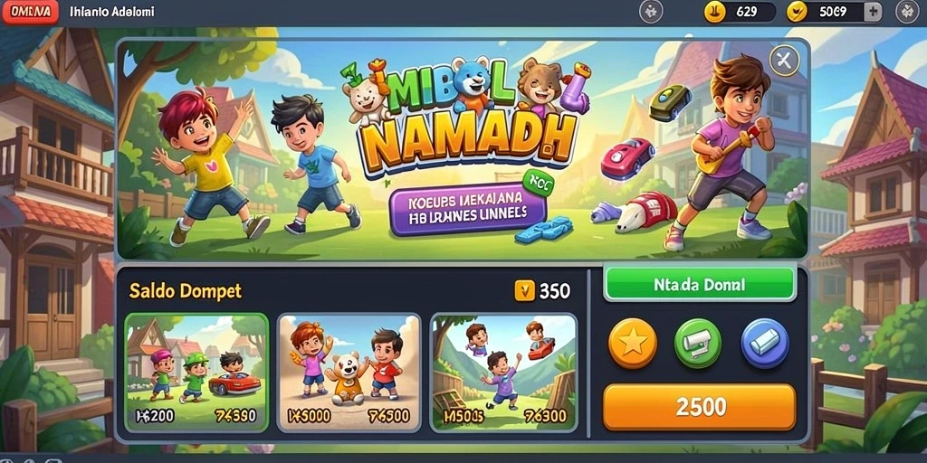 Tampilan menarik dengan tema slot yang beragam.
