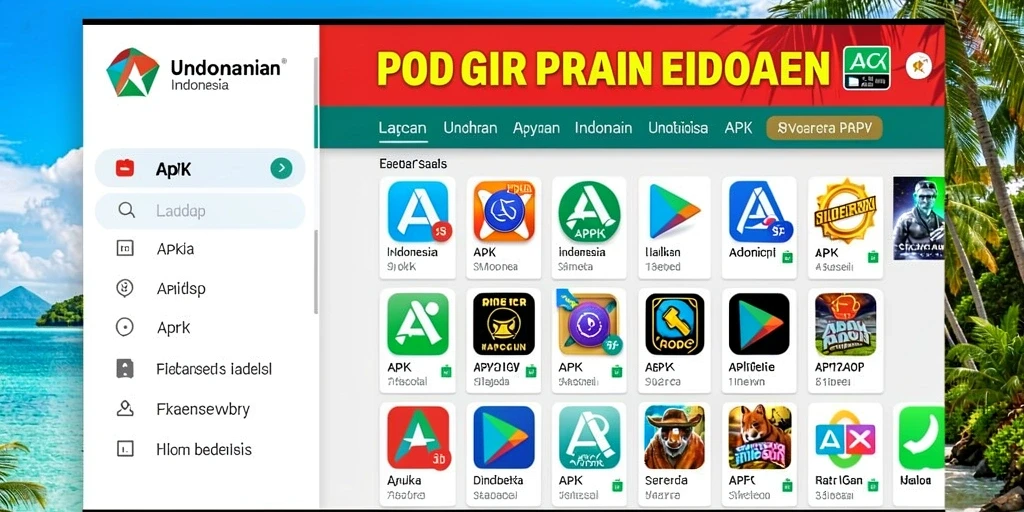 Tampilan antarmuka main yang sederhana dan mudah dipahami.